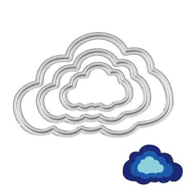 Imagem de Conjuntos de panelas matrizes de corte de metal estêncil diy scrapbook