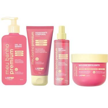 Imagem de Kit Completo Cuidado com o Corpo Labpop Belle Pink Labotrat Hidratante