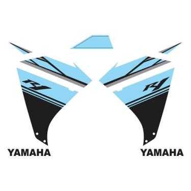 Imagem de Adesivo Protetor Tank Pad Yamaha YZF R1 2009 a 2012 - Alta Resistência