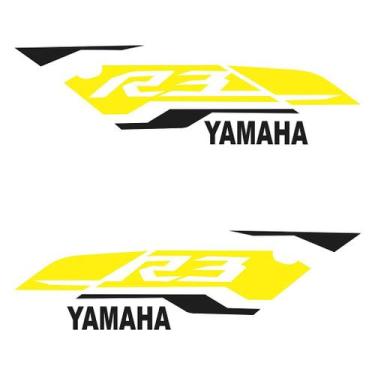 Imagem de Adesivo Protetor Tank Pad Yamaha YZF R3 2016 Lateral - Cromo Sign