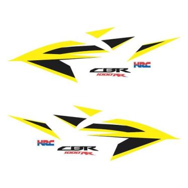 Imagem de Adesivo Protetor Tank Pad CBR 1000RR 2012 a 2016 Lateral - Cromo Sign