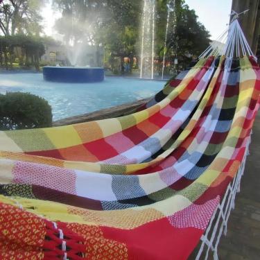 Imagem de 2X Rede De Dormir Descanso Casal Nordeste Cor Colorida