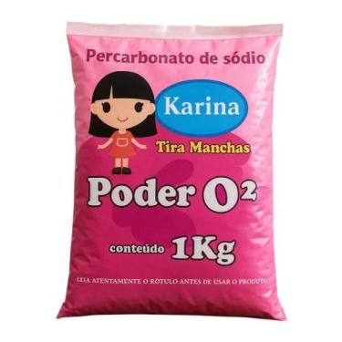 Imagem de Pó Mágico Tira Manchas De Roupas Profissional Poder O2 Pote 1Kg - Kari