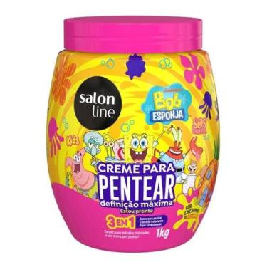 Imagem de Creme para Pentear Bob Esponja SOS Cachos Kids 1kg Salon Line, Rotina 