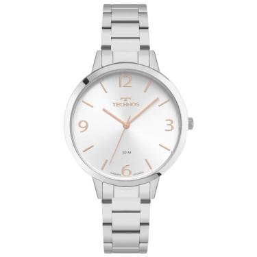 Imagem de Relógio Technos Feminino Ref: 2035nbd/1k Elegance Prateado
