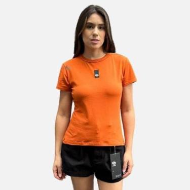 Imagem de Camiseta Feminina Slim Logo Alto Relevo Colcci-Feminino