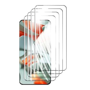 Imagem de Protetor de tela 4 peças para Google Pixel 9 Pro XL, vidro temperado cristal 9H alumínio de alta qualidade antirriscos capa amigável impressão digital (preto)