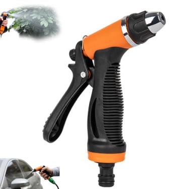 Imagem de Bico de mangueira de jardim, Spray de água de alta pressão, Pulverizador de bico de mangueira de alta pressão multifuncional para casa, Rega de gramados e jardim, Limpeza de carros