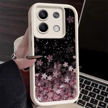 Imagem de Capa para Xiaomi Redmi Note 13 14 4G 12 13 14 Pro Plus 5G Poco X6 X5 M6 14T 13T Pro Capa de silicone TPU macio, A507 branca, para Xiaomi 13T (13T Pro)