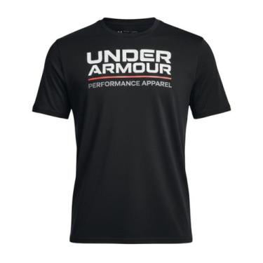 Imagem de Camiseta Under Armour Wordmark, M, Preto
