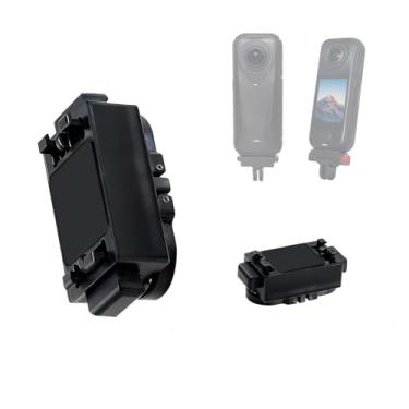 Imagem de ZLYLVRC Base de expansão magnética de liberação rápida de liga de alumínio compatível com câmera esportiva panorâmica Insta360 X4 Air (liga de alumínio)