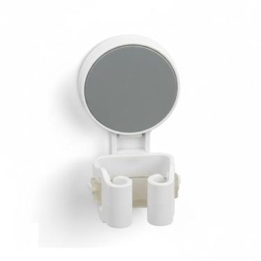 Imagem de Suporte Plástico para Vassouras e Rodos de Parede Branco