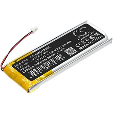 Imagem de 250mAh Fone de ouvido sem fio Bateria de substituição,Compatível com 10U