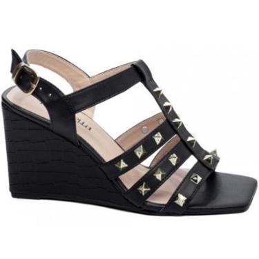 Imagem de Sandalia Anabela Feminina Salto Madrinha Torricella AVS 1.404A-Feminino