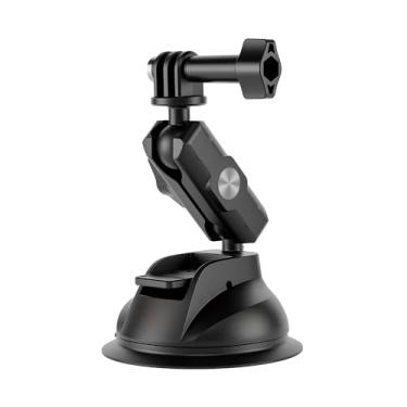 Imagem de Suporte Automotivo Ventosa para Câmeras de Ação GoPro Hero 12 11, DJI Action 5 4, Insta360 X4 X3 Ace Pro | Fixação Forte para Carro, Painel e Para-brisa Veículo | Modelo TE-SUC-012