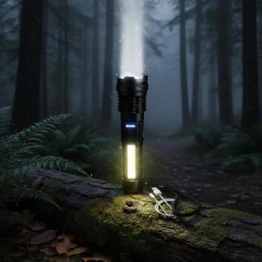 Imagem de Lanterna Titanium Laser Pro Camping Trilha Led Usb Co
