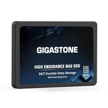 Imagem de Gigastone Unidade SSD NAS de 2 TB 24 horas por dia, 7 dias por semana, durável TLC de alta resistência, armazenamento de dados, armazenamento conectado à rede, discos rígidos internos SATA de 2,5