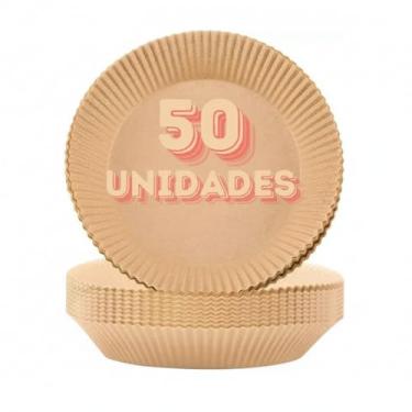 Imagem de Kit 50 Forros de Papel Descartável para Airfryer 3L a 5L