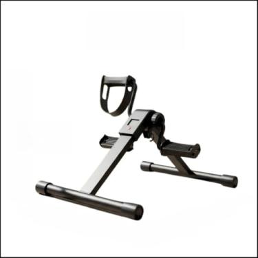 Imagem de Mini Bike Ergométrica Pernas Braços Fisioterapia Idoso Cicloergometro Pedalinho Profissional Dobrável