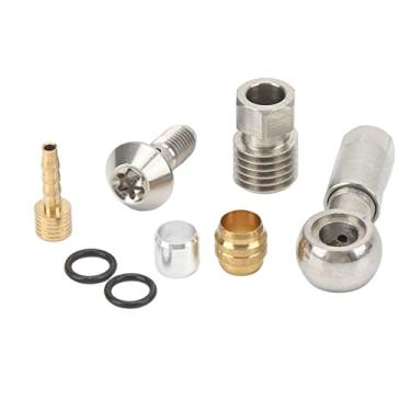 Imagem de MT4 6 8 Adaptador de Mangueira de Azeitona de Oliva Adaptadores de Mangueira de Mangueira de Mangueira Hidráulica Inserção de Oliva de Aço Inoxidável, Liga de Alumínio, Portátil