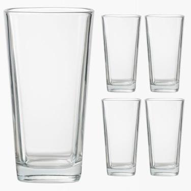 Imagem de Kit 4 Copos Vidro Transparente Venice 260ml Agua Suco Drink - DONA LAU