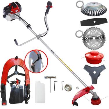 Imagem de Roçadeira Robusta Rt43l 43cc + Faca 2p 40d E Escova De Aço