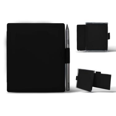 Imagem de Capas portáteis Fit Boox Go 7/Go Color 7 (produtos de primeira e segunda geração, modelos 2024/2025) - [função despertar/hibernar automática] Equipado com anel de caneta e capa traseira de TPU