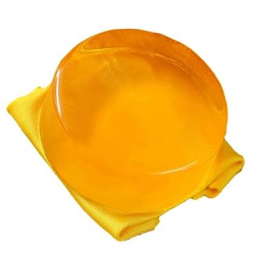 Imagem de Bolo de resina de violino escuro para instrumentos de corda - Colofonia de pinho com fórmula de baixa poeira para maior controle de arco