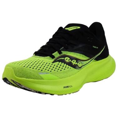 Imagem de Saucony Tênis feminino Ride 16, Citron/Preto, 5.5