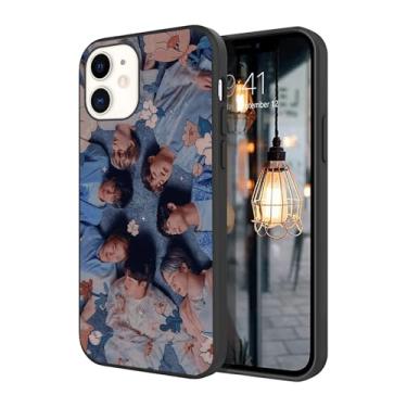 Imagem de WWDIYHOUSE Capa compatível com iPhone 11, capa à prova de choque de TPU macio com design exclusivo e legal para homens/mulheres/meninos/meninos (Fashion-BTS-2)