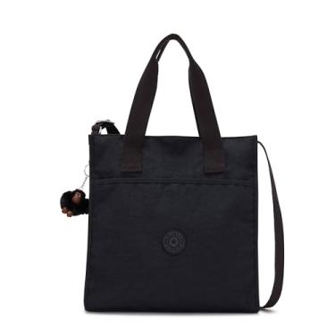 Imagem de Bolsa tiracolo Kipling Inara grande preta tonal
