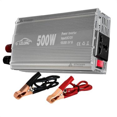 Imagem de Inversor 12v Para 220v ou 110  500w Conversor Tensão Veicular