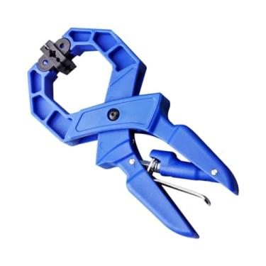Imagem de RNXRZANK Grampo de Fixação Frontal para Madeira, Grampo Tipo C com Trava, Cabo Ergonômico para Soldagem com Almofadas Ajustáveis, Ideal para Trabalhos de Brico, Azul Profundo, Tamanho real