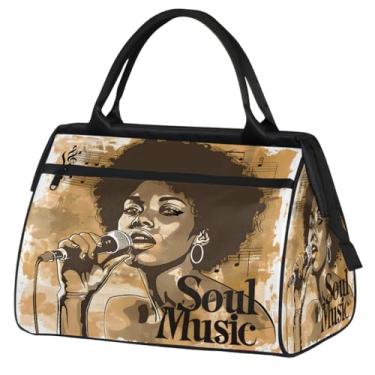 Imagem de Bolsa pequena para o fim de semana, feminina, masculina, rosa, vermelha, dobrável, bolsa esportiva leve para academia, Cor: 71 cm, 15.2*8.3*11.6 inch, Moderno