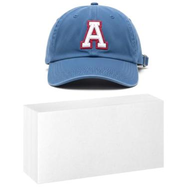 Imagem de Norme 200 peças de 10 x 20 cm, base estabilizadora de bordado, para bonés e chapéus, máquina de cortar, cobertura de tampa, folhas pré-cortadas, peso pesado 79 g