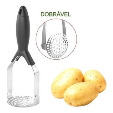 Imagem de Amassador De Batatas Aço Inox Cabo De Plástico UD180104 - UnyHome
