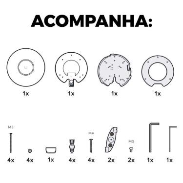 Imagem de Roteador Wi-fi 6 Access Point Dual Band 5.3 Gbps | U6 Pro Ubiquiti