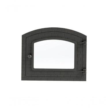 Imagem de Porta Forno Ferro Fundido Com Vidro 31,5X46Cm Colonial G. - Qualidade Garantida!