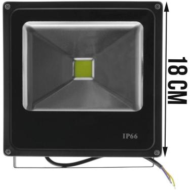 Imagem de Kit 6 Refletor De Led Externo Jardim Fachada Muro 20w Bivolt