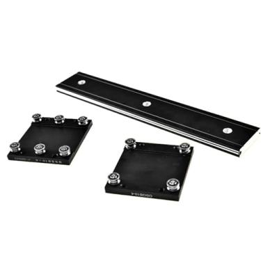 Imagem de Guia linear de eixo duplo preto 50 mm OSGR10 trilho deslizante OSGB10 bloco óptico eixo de fotografia máquinas de marcenaria (OSGB10-4UU, 900mm)