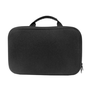 Imagem de MFMEXUL Estojo para Furadeira Elétrica, Caixa de Ferramentas em EVA, Versátil, Bolsa para Guardar Chaves de Fenda, Inflador de Pneus E Alicates, Preto, Tamanho real