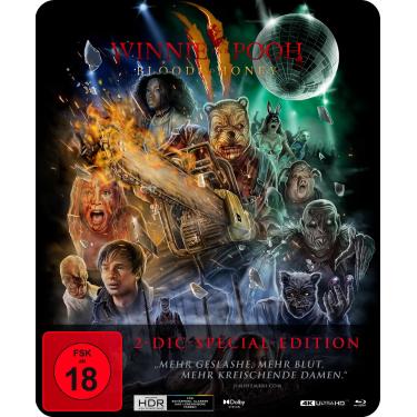 Imagem de Winnie the Pooh: Blood and Honey II limitiertes Steelbook (4K Ultra HD) (+ Blu-ray)