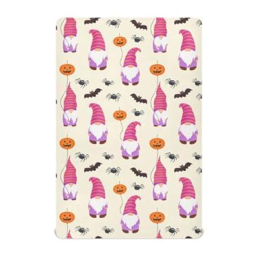 Imagem de CEBUGI Lençol de berço elástico para bebês meninos, meninas, gnomos, portátil, mini lençol com elástico para crianças, material neutro, ultra macio, colchão infantil padrão completo, M