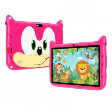 Imagem de Tablet Infantil Kids Tela 7" HD 64GB/ 4GB RAM Bateria 3200mAh, Câmera 5MP, Processador Quad-Core, Android 13 com Capa Silicone, Caneta Touch para Jogos e Entretenimento