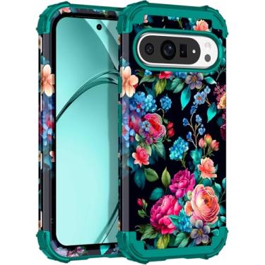 Imagem de Rancase Capa para Google Pixel 10 Pro XL 2025, brilha no escuro com três camadas [proteção de nível militar] Capa protetora resistente à prova de choque rígida de policarbonato e TPU para mulheres e