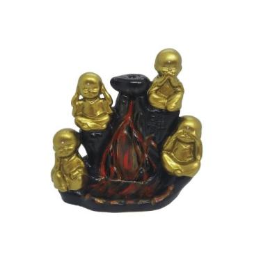 Imagem de Incensário Cascata 4 Monges - Come Back Store