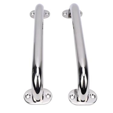 Imagem de GLOGLOW Punho da Garra do Barco, 2 Pces 12 Polegada Corrimão de Aço Inoxidável da Categoria Marinha para Iate Rv Banheiro Barco/iate Série