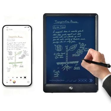 Imagem de VBESTLIFE Conjunto de Caneta Digital Inteligente e Quadro de Escrita, Sincronização Em Tempo Real para Digitalização, Conversão Em Texto, Armazenamento e Compartilhamento de Notas Em
