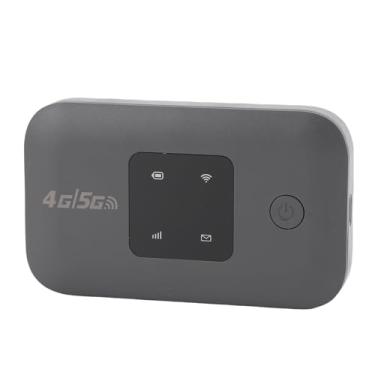 Imagem de Asixxsix Hotspot Wi-Fi Móvel, 300Mbps 3000mAh 4G Hotspot Wi-Fi Portable com slot SIM Card, Suporte 10 Dispositivos, Router Móvel de alta velocidade, Router de Viagens para Casas (BLACK)