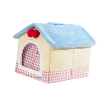 Imagem de Generic Casinha para Gatos com Almofada Removível e Lavável, Tenda/Caverna para Gatos e Cães Dormirem Cochilarem, Xl